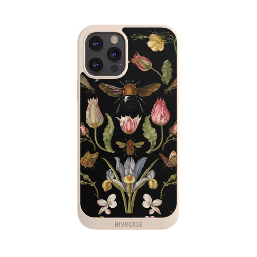 Apple iPhone 12 Pro Max NIVOpure Wildblumen und Biene Schwarz