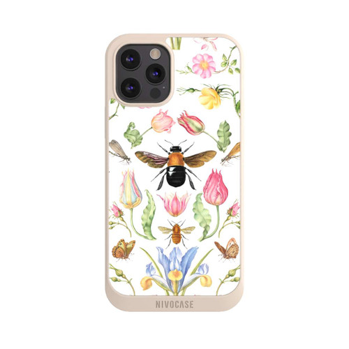 Apple iPhone 12 Pro Max NIVOpure Wildblumen mit Biene weiß