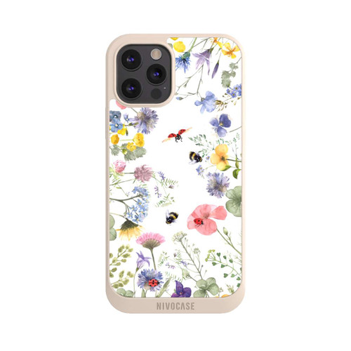 Apple iPhone 12 Pro Max NIVOpure Bunte Frühlingsblumen und Bienen