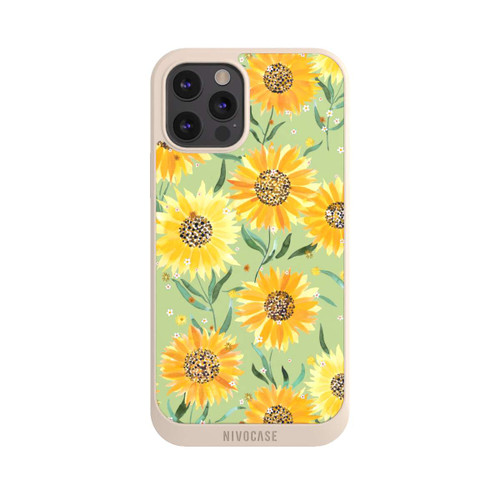 Apple iPhone 12 Pro Max NIVOpure Sonnenblumen grün
