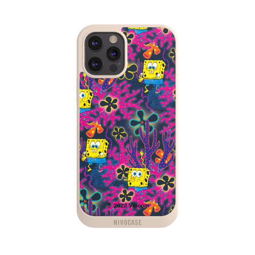 Apple iPhone 12 Pro Max NIVOpure Spongebob - Coral Muster