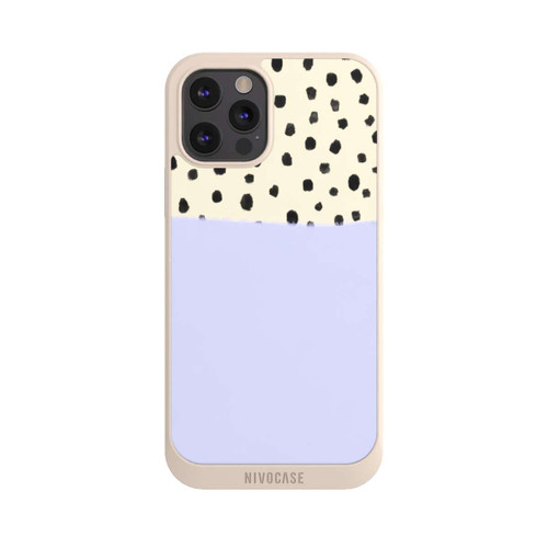 Apple iPhone 12 Pro Max NIVOpure Tupfen Boho Pastell