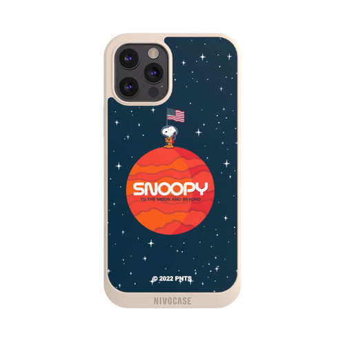 Apple iPhone 12 Pro Max NIVOpure Snoopy Weltraumreisender Orange