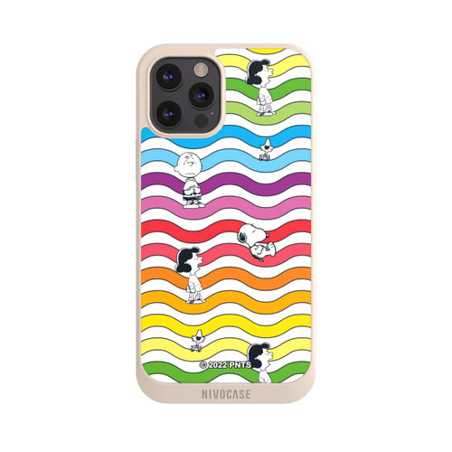 Apple iPhone 12 Pro Max NIVOpure Snoopy Pattern Rainbow