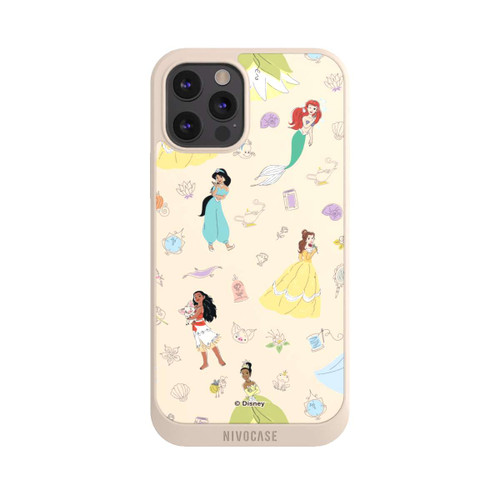 Apple iPhone 12 Pro Max NIVOpure Princess Pattern Beige Disney Princess