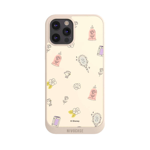 Apple iPhone 12 Pro Max NIVOpure Princess Accessoires Pattern Beige Disney Princess 