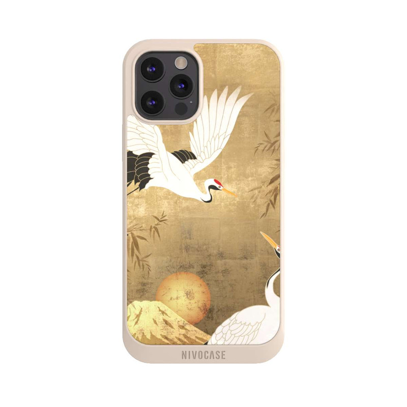 iPhone 12 Pro Max NIVOpure Kraniche Gold Japan 1