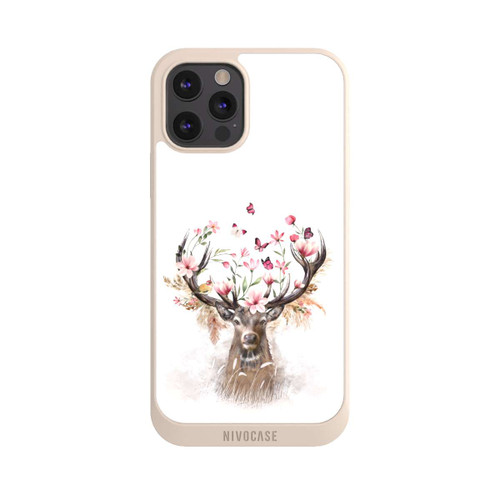 Apple iPhone 12 Pro Max NIVOpure Hirsch Blumen Geweih
