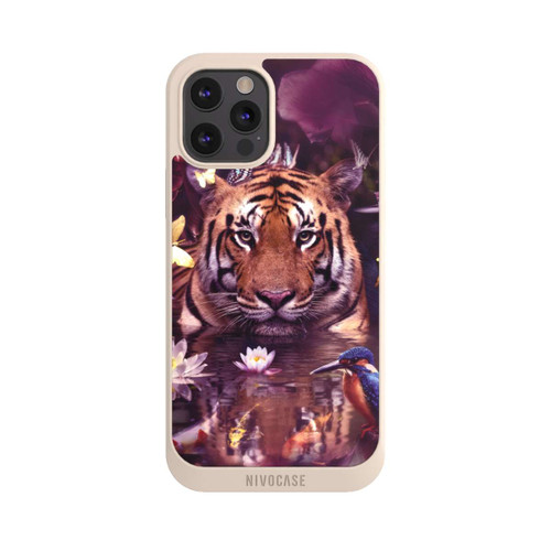 Apple iPhone 12 Pro Max NIVOpure Tiger Blumenrahmen