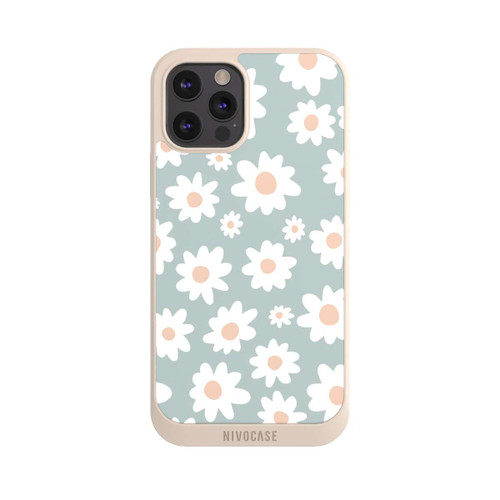 Apple iPhone 12 Pro Max NIVOpure Gänseblümchen Muster grün