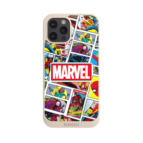 Apple iPhone 12 Pro Max NIVOpure Marvel Comic Pattern