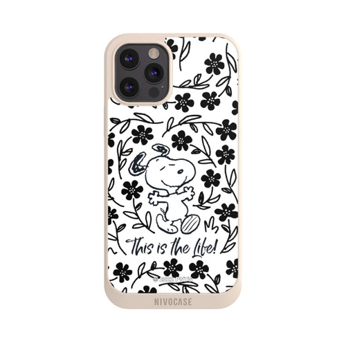 Apple iPhone 12 Pro Max NIVOpure Snoopy schwarz und weiß This Is The Life