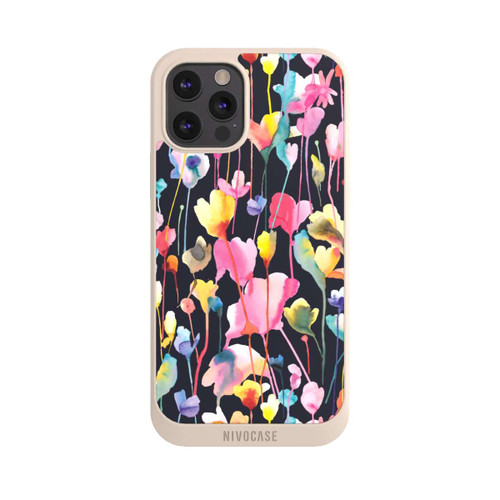 Apple iPhone 12 Pro Max NIVOpure Wildblumen schwarz