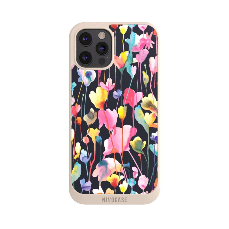 iPhone 12 Pro Max NIVOpure Wildblumen schwarz