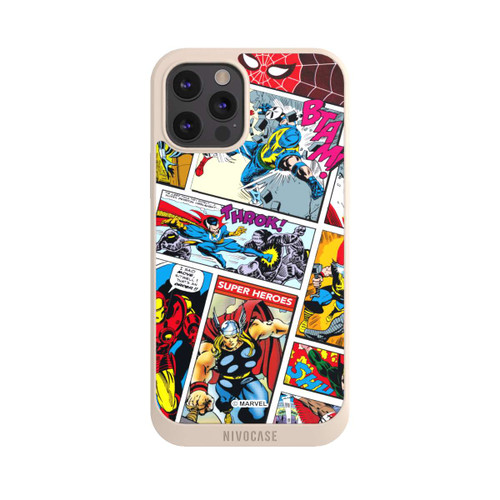 Apple iPhone 12 Pro Max NIVOpure Marvel Retro Comic Blue