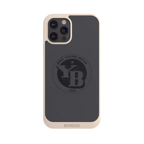 Apple iPhone 12 Pro Max NIVOpure BSC YB Logo Grau