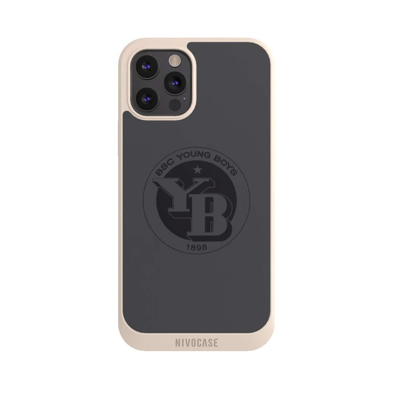 iPhone 12 Pro Max NIVOpure BSC YB Logo Grau