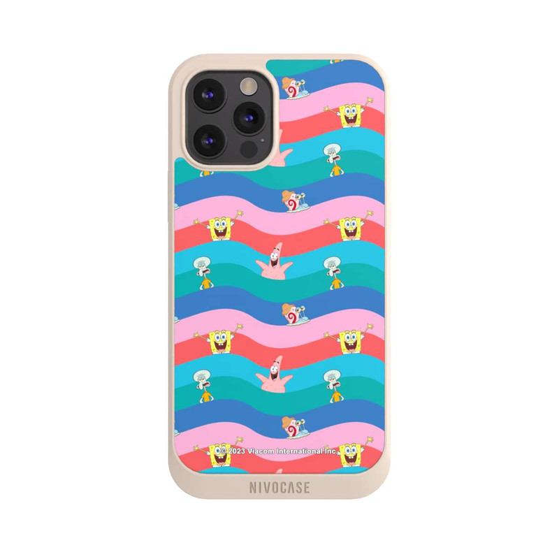 iPhone 12 Pro Max NIVOpure Spongebob Freunde Bunte Wellen