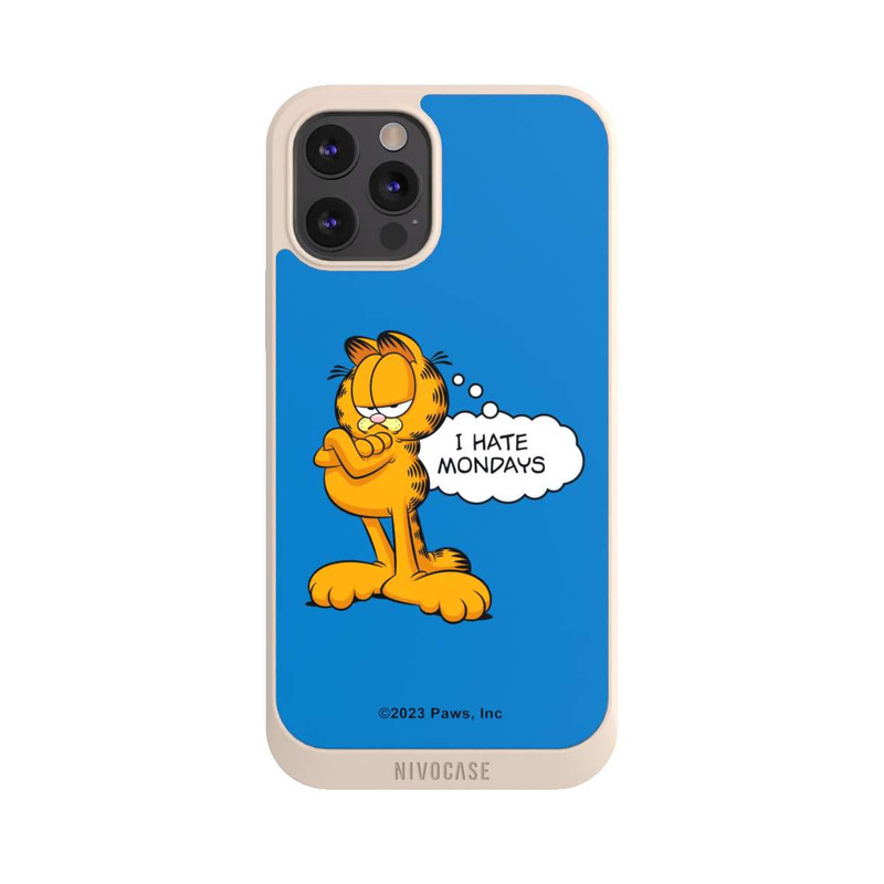 iPhone 12 Pro Max NIVOpure Garfield I Hate Mondays Blau