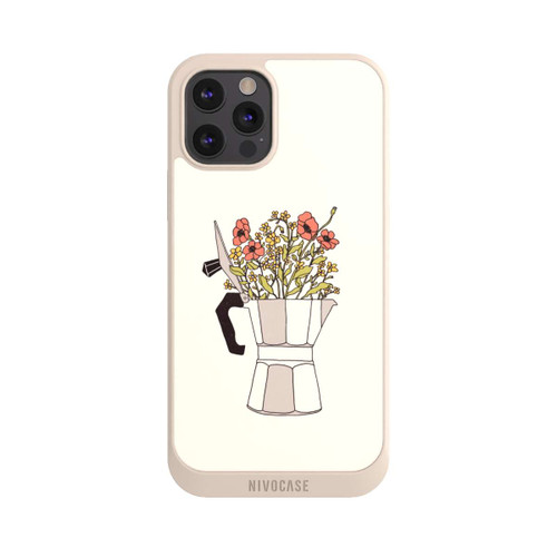 Apple iPhone 12 Pro Max NIVOpure Moka Blumen