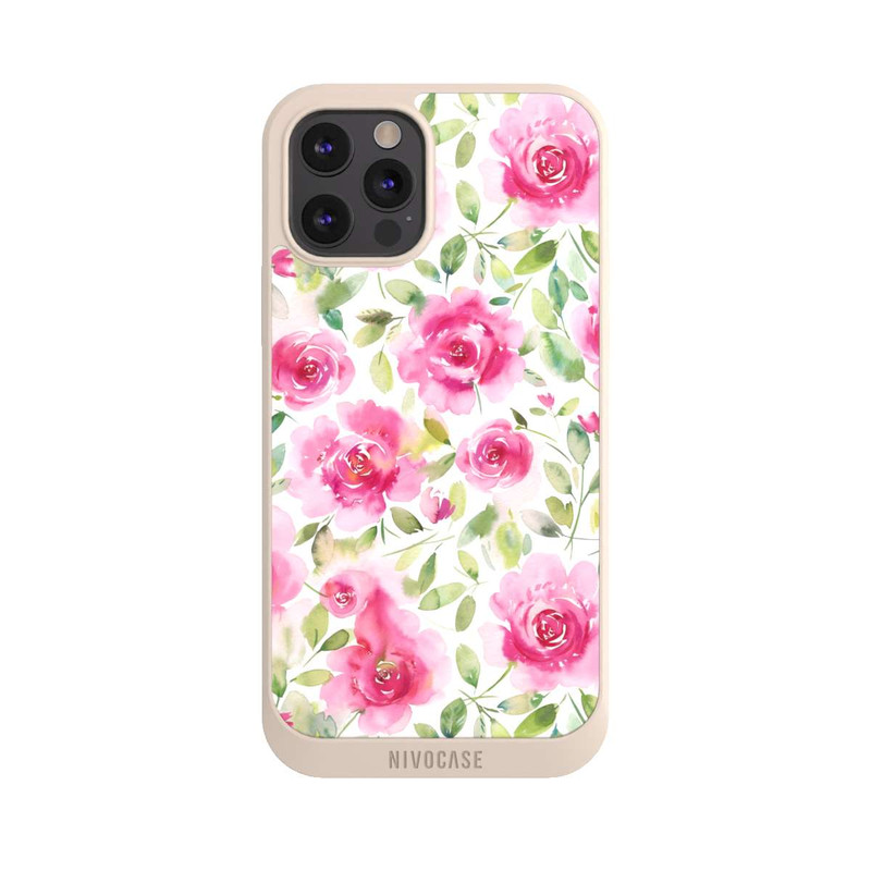 iPhone 12 Pro Max NIVOpure Aquarell Frische Rosen