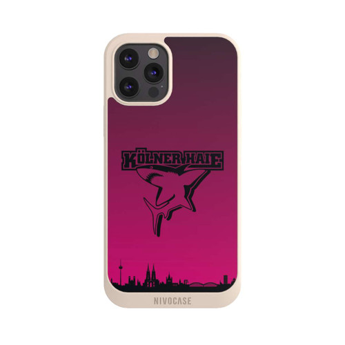 Apple iPhone 12 Pro Max NIVOpure Kölner Haie Skyline Pink