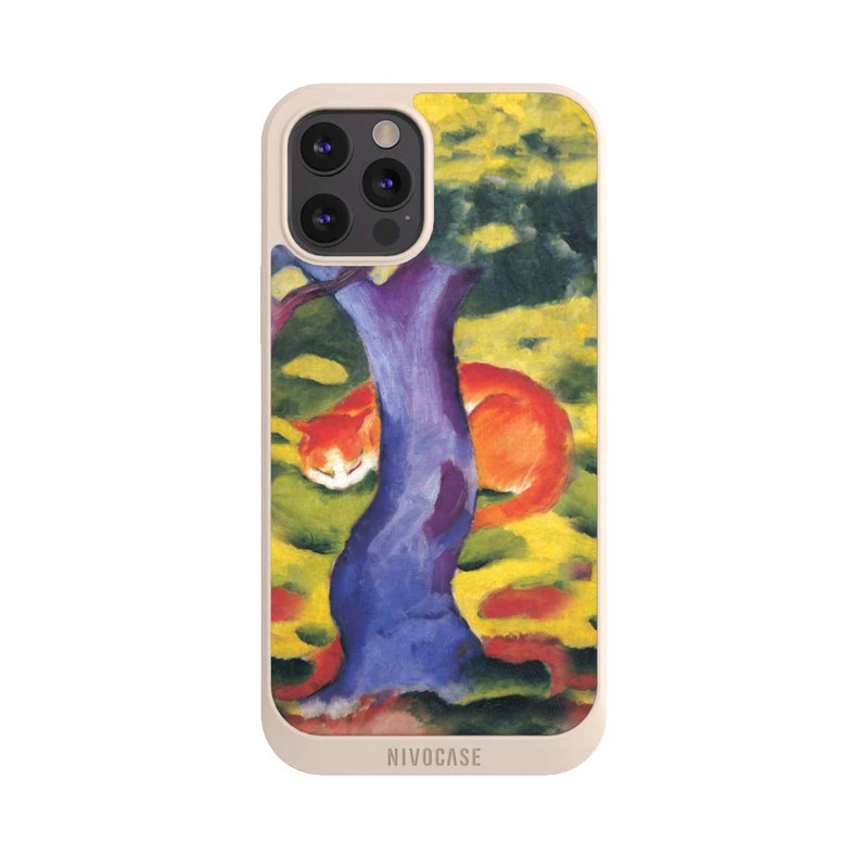 iPhone 12 Pro Max NIVOpure Katze hinter Einem Baum von Franz Marc