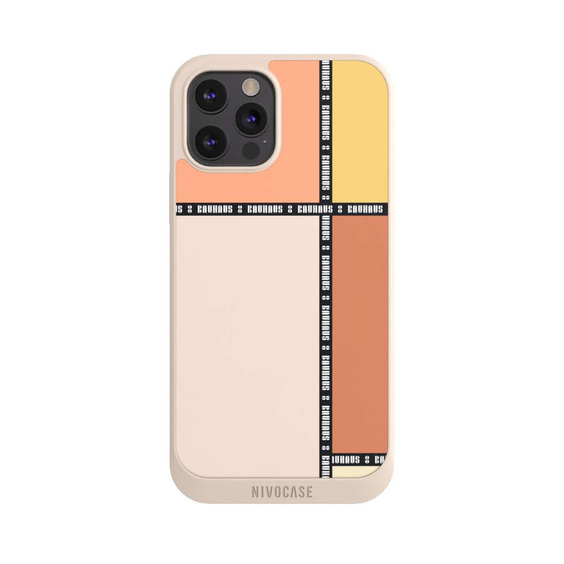 iPhone 12 Pro Max NIVOpure Bauhaus Squares-Pastel