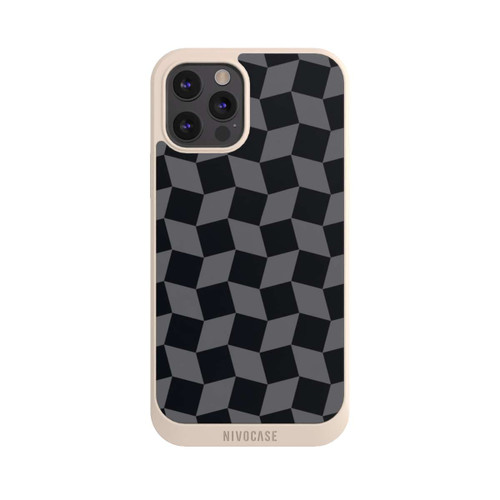 Apple iPhone 12 Pro Max NIVOpure 3D Würfel-Muster Effektt