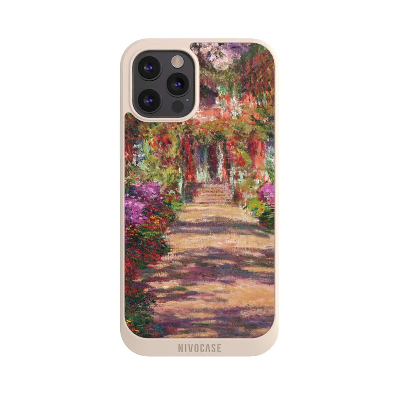 iPhone 12 Pro Max NIVOpure Eine Allee in Monets Garten in Giverny by Claude Monet