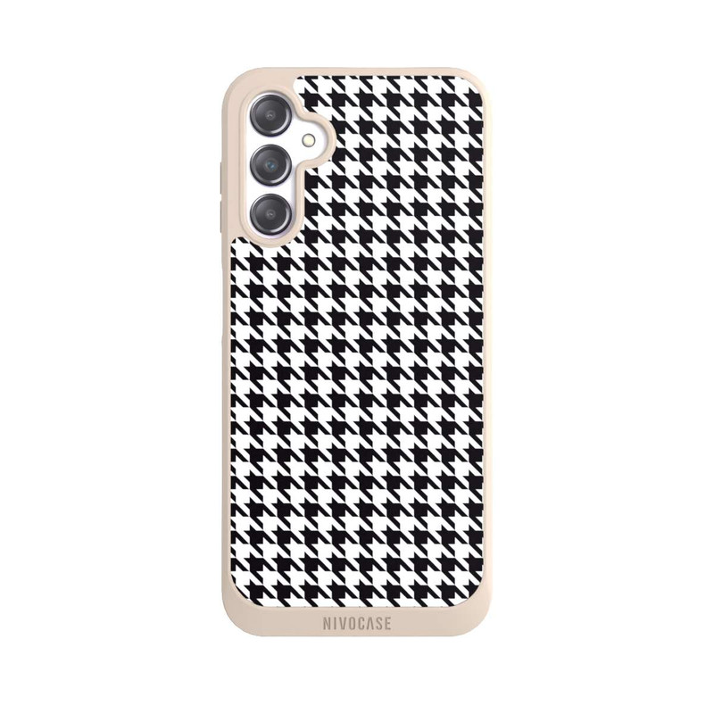Galaxy A14 5G NIVOpure Houndstooth black-white