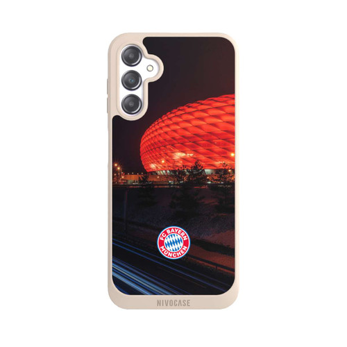 Samsung Galaxy A14 5G NIVOpure Allianz Arena bei Nacht FCB