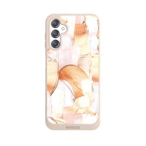 Samsung Galaxy A14 5G NIVOpure White/Gold Brush Pattern