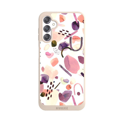 Samsung Galaxy A14 5G NIVOpure Watercolor Abstract Pieces Mauve