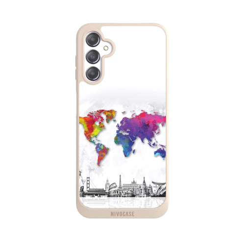 Samsung Galaxy A14 5G NIVOpure Worldmap with Skyline