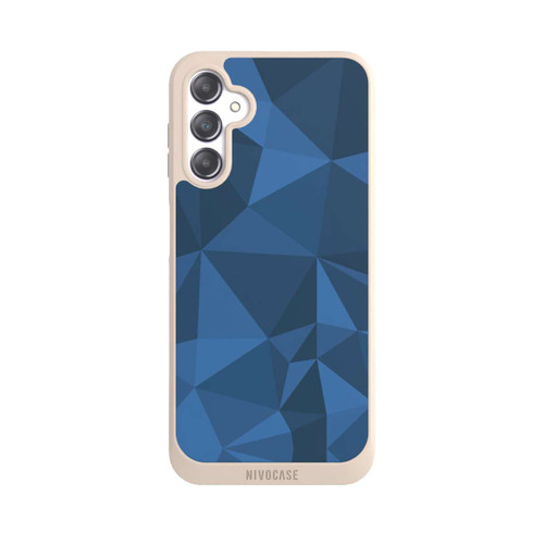 Samsung Galaxy A14 5G NIVOpure Polygon Pattern Blue
