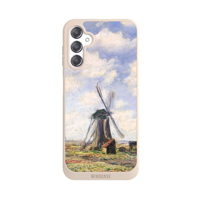 Galaxy A14 5G NIVOpure Tulip Fields with the Rijnsburg Windmil by Claude Monet