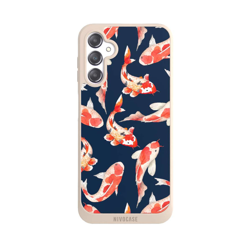 Galaxy A14 5G NIVOpure Coral Fish on Blue Background