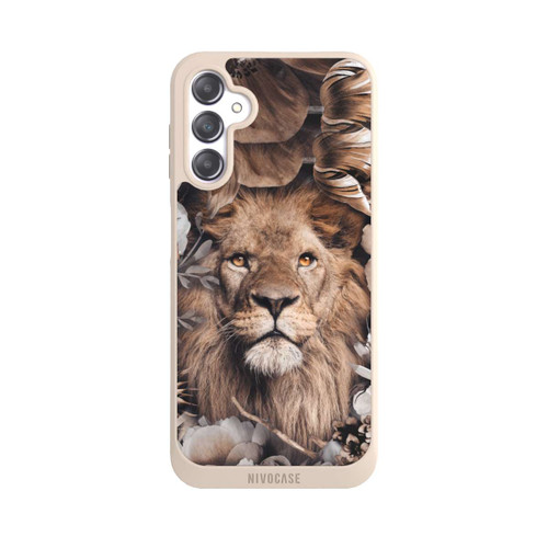 Samsung Galaxy A14 5G NIVOpure Lion Flower Frame beige
