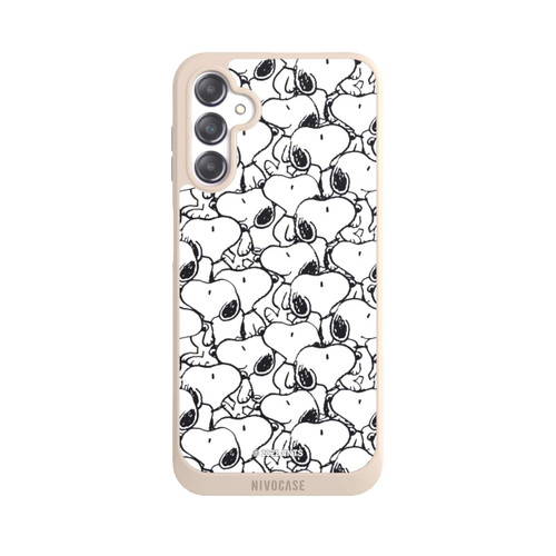 Samsung Galaxy A14 5G NIVOpure Snoopy Pattern Black And White
