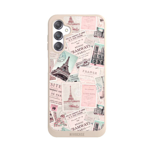 Samsung Galaxy A14 5G NIVOpure Vintage Paris Postcards Pattern