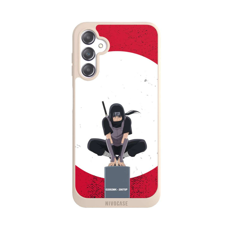 Galaxy A14 5G NIVOpure Itachi Uchiha symbol red background