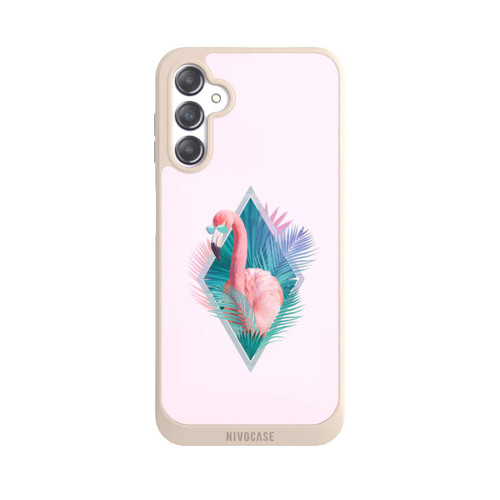 Samsung Galaxy A14 5G NIVOpure Tropical Leaves Flamingo