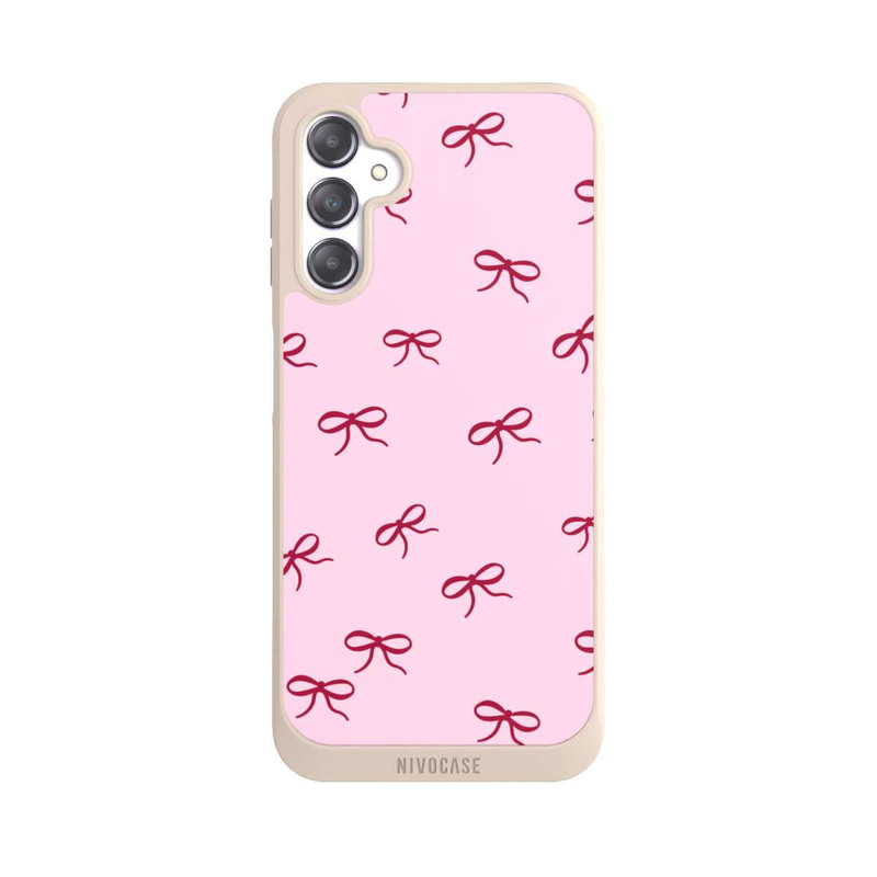 Galaxy A14 5G NIVOpure Bows Red Pink Pattern