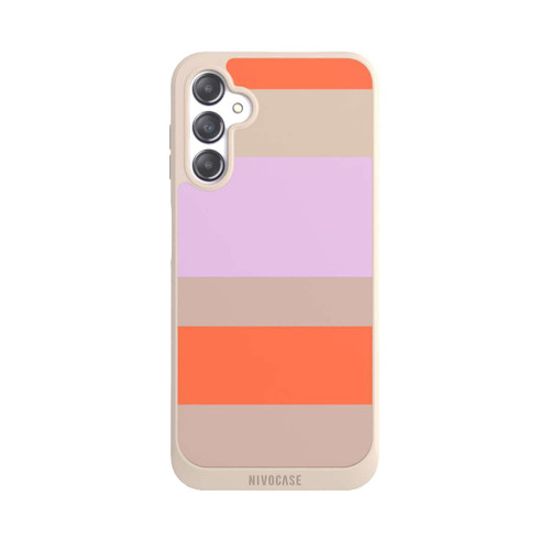 Samsung Galaxy A14 5G NIVOpure Moca Lila Orange Stripes