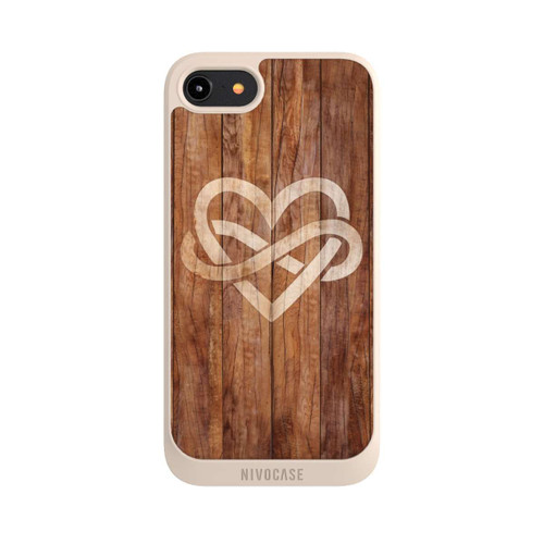 Apple iPhone 8 NIVOpure Heart wood