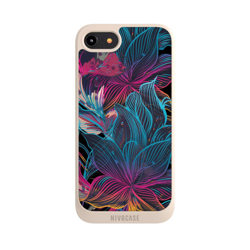 Apple iPhone 8 NIVOpure Neon Flower Power