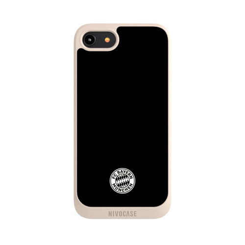 Apple iPhone 8 NIVOpure Classic FCB Logo - white on black