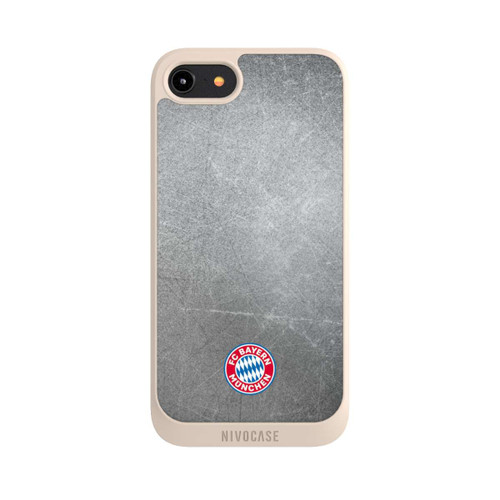 Apple iPhone 8 NIVOpure Classic FCB Logo - colorful on metal look