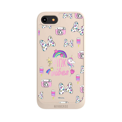 Apple iPhone 8 NIVOpure Pink Vibes Transparent